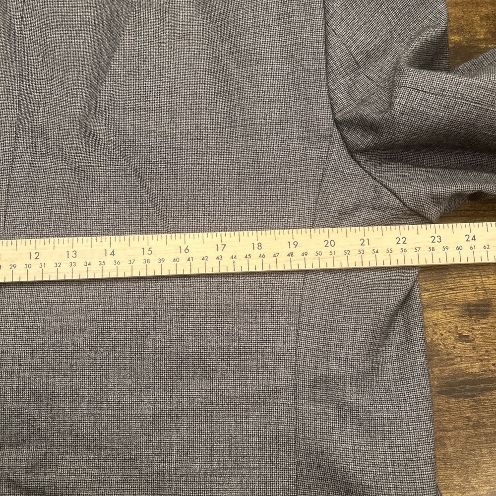 Jos. A. Bank 1905 Collection Grey Wool Blazer Sport Coat Mens 46R Micro Check - Picture 8 of 12